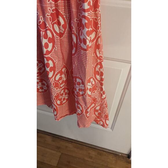 ModCloth Haute Happenstance Lady Bug Red Ivory Halter Dress, Small - Picture 7 of 10